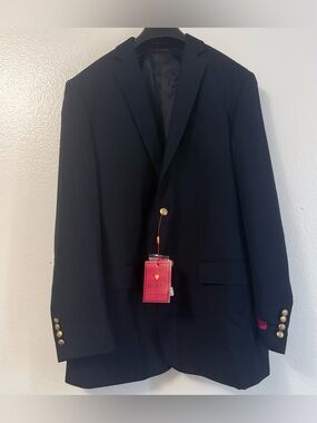 Gioberti Men's Formal Navy Blazer Jacket, Size 40 Regular